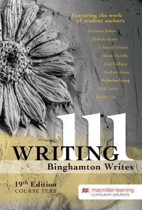 Writing 111: Binghamton Writes - Binghamton University eBook