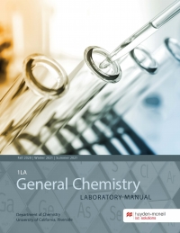 General Chemistry 1LA Laboratory Manual - University of California, Riverside eBook