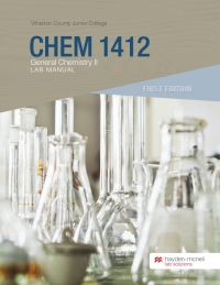 CHEM 1412: General Chemistry II Lab Manual eBook