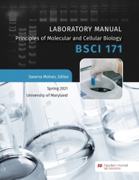 BSCI 171: Principles of Molecular and Cellular Biology Laboratory Manual - University of Maryland eBook
