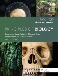 Principles of Biology: BIOL 1020 Laboratory Manual - University of Nebraska at Omaha eBook