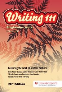 Writing 111 Course Text: Binghamton Writes - Binghamton University eBook