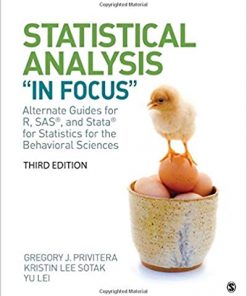 Statistical Analysis "In Focus": Alternate Guides for R, SAS, and Stata for Statistics for the Behavioral Sciences eBook