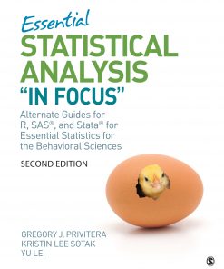 Essential Statistical Analysis "In Focus": Alternate Guides for R, SAS, and Stata for Essential Statistics for the Behavioral Sciences eBook