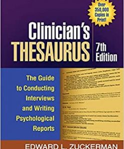 Clinician's Thesaurus: The Guide to Conducting Interviews and Writing Psychological Reports eBook