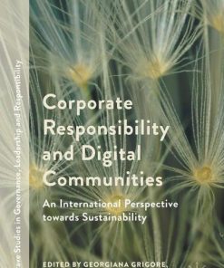 Corporate Responsibility and Digital Communities: An International Perspective towards Sustainability eBook