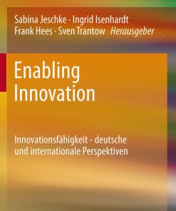 Enabling Innovation: Innovationsfähigkeit - deutsche und internationale Perspektiven eBook
