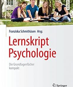 Lernskript Psychologie: Die Grundlagenfächer kompakt eBook