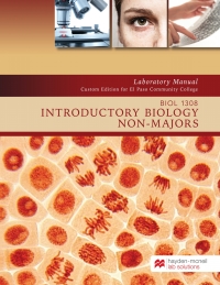 BIOL 1308: Introductory Biology Non-Majors - El Paso Community College eBook