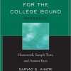 Math Remediation for the College Bound: Homework, Sample Tests, and Answer Keys eBook