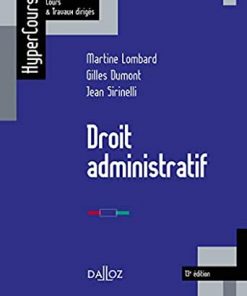 Droit administratif - 13e éd. eBook