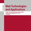 Web Technologies and Applications: APWeb 2016 Workshops, WDMA, GAP, and SDMA, Suzhou, China, September 23-25, 2016, Proceedings eBook