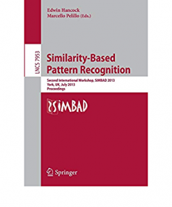 Similarity-Based Pattern Recognition Second International Workshop, SIMBAD 2013, York, UK, July 3-5, 2013, Proceedings eBook