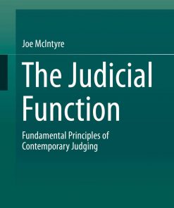 The Judicial Function: Fundamental Principles of Contemporary Judging eBook