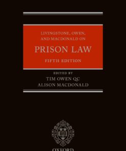 Livingstone, Owen, and Macdonald on Prison Law eBook
