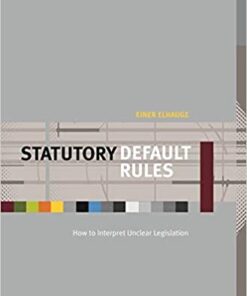 Statutory Default Rules: How to Interpret Unclear Legislation eBook