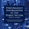 Performance Information in the Public Sector: How it is Used eBook