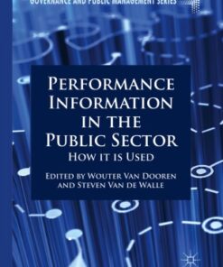 Performance Information in the Public Sector: How it is Used eBook
