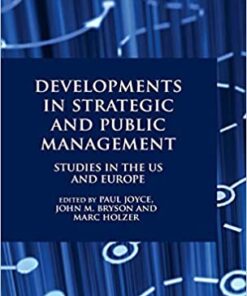 Developments in Strategic and Public Management: Studies in the US and Europe eBook