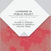 Learning in Public Policy: Analysis, Modes and Outcomes eBook