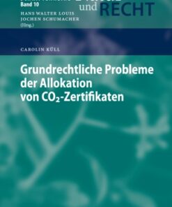 Grundrechtliche Probleme der Allokation von CO2-Zertifikaten eBook