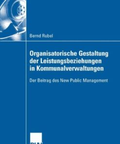 Organisatorische Gestaltung der Leistungsbeziehungen in Kommunalverwaltungen: Der Beitrag des New Public Management eBook