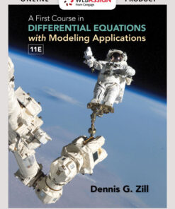WebAssign for Zill's A First Course in Differential Equations with Modeling Applications, 11th Edition [Instant Access], Single-Term eBook