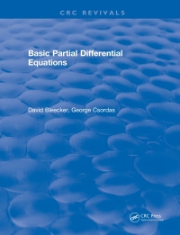Basic Partial Differential Equations eBook