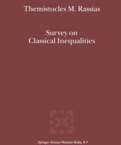 Survey on Classical Inequalities eBook