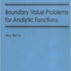 Boundary Value Problems For Analytic Functions eBook