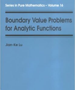 Boundary Value Problems For Analytic Functions eBook