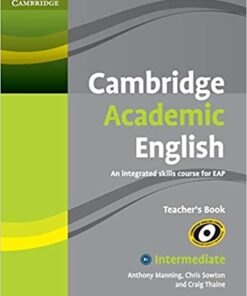 Cambridge Academic English B1 Teacher's Book eBook