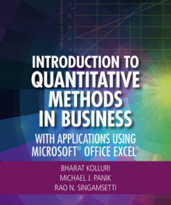 Introduction to Quantitative Methods in Business: With Applications Using Microsoft Office Excel eBook