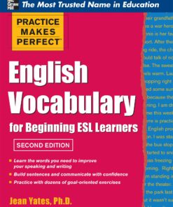 Practice Makes Perfect: English Vocabulary For Beginning ESL Learners eBook