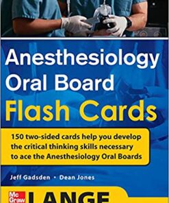 Anesthesiology Oral Board Flash Cards eBook