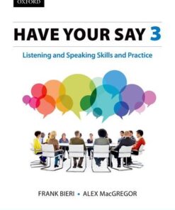 Have Your Say 3: Listening and Speaking Skills and Practice eBook
