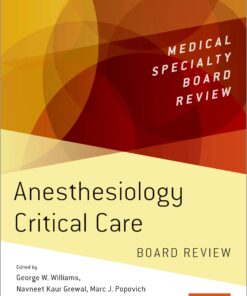 Anesthesiology Critical Care Board Review eBook