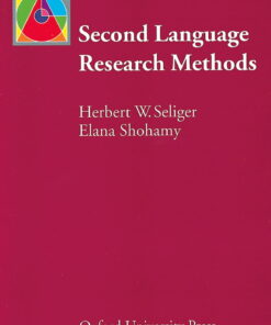 Second Language Research Methods - Oxford Applied Linguistics: eBook