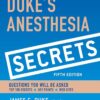 Duke's Anesthesia Secrets eBook