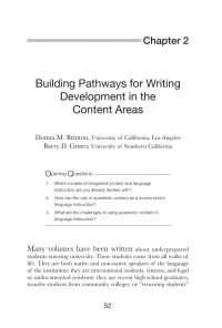 Building Pathways for Writing Development in the Content Areas eBook