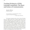 Teaching Writing in a STEM Learning Community: The Heart and Science of Communication eBook