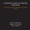 A Pocket Guide to Online Teaching: Translating the Evidence-Based Model Teaching Criteria eBook