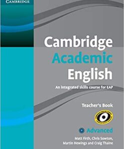 Cambridge Academic English C1 Teacher's Book eBook