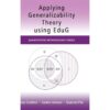 Applying Generalizability Theory using EduG eBook