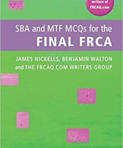 SBA and MTF MCQs for the Final FRCA eBook
