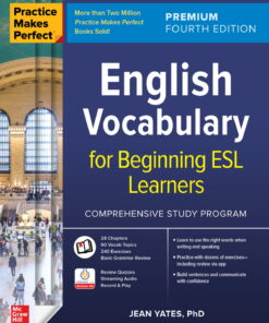 Practice Makes Perfect: English Vocabulary for Beginning ESL Learners, Premium Fourth Edition eBook