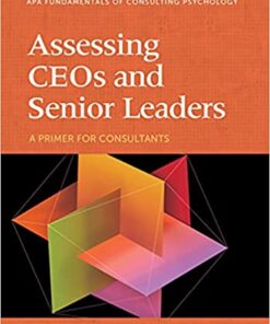 Assessing CEOs and Senior Leaders A Primer for Consultants eBook