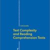 Text Complexity and Reading Comprehension Tests eBook