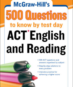 McGraw-Hill's 500 ACT English and Reading Questions to Know by Test Day eBook