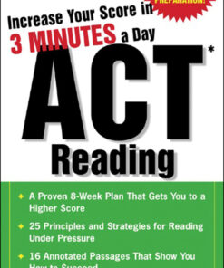Increase Your Score In 3 Minutes A Day: ACT Reading eBook